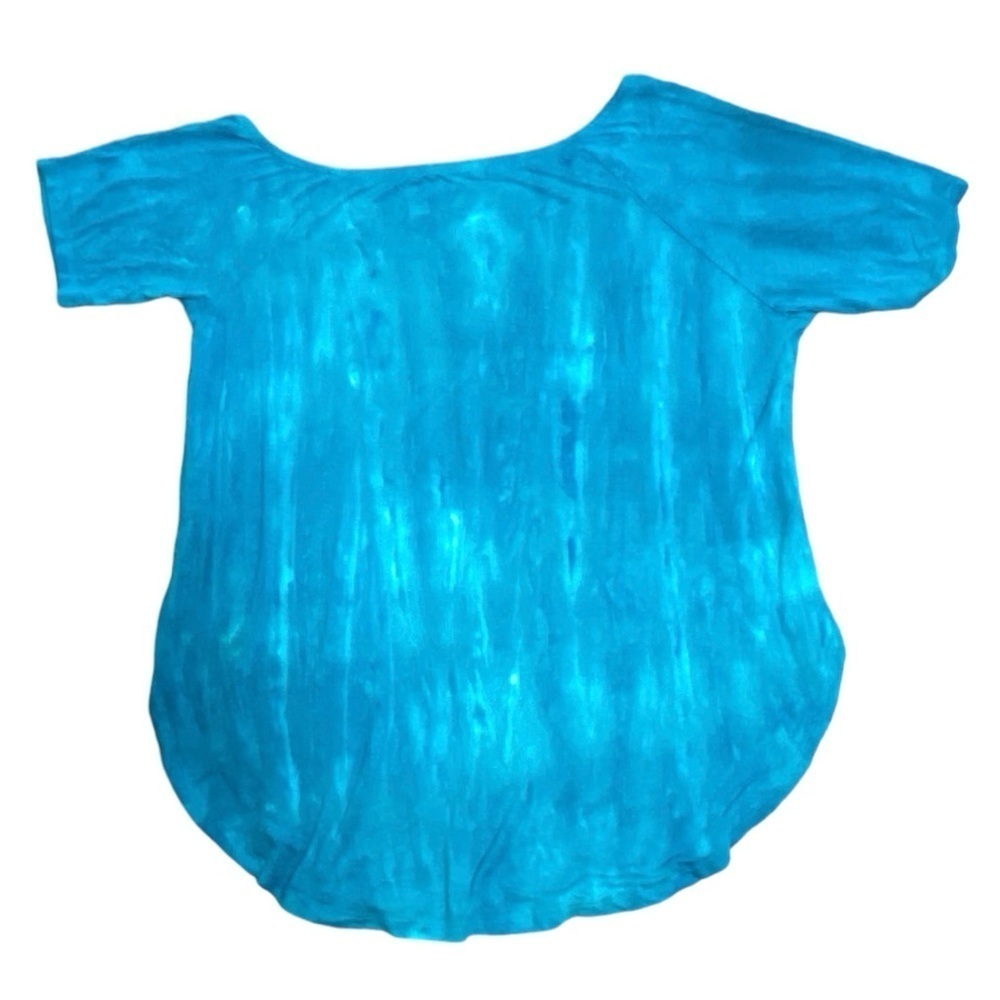 TORRID - NWT -‎ SIZE 2X / 18-20 - BLUE TIE DIED - CALLIE HAVE FUN - OFF SHOULDER - Picture 4 of 13